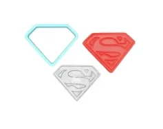 Superman Cookie Cutter & Stamp Set (9 cm)