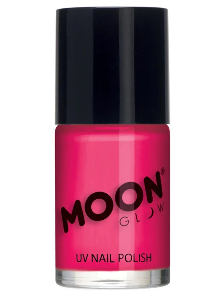 Moon Glow Pink Intense Neon UV Nail Polish (14ml)
