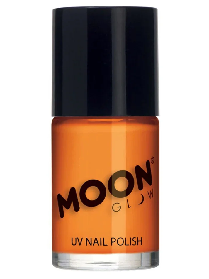 Moon Glow Orange Intense Neon UV Nail Polish (14ml)