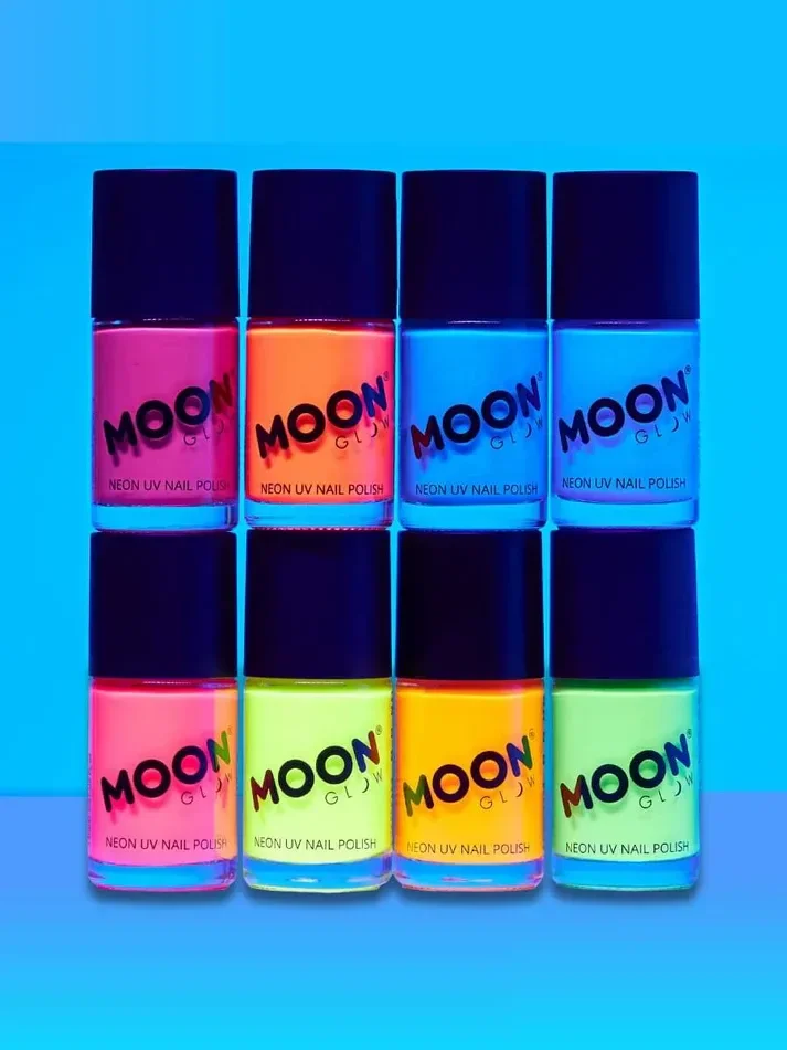 Moon Glow Intense Neon UV Nail Polish, White