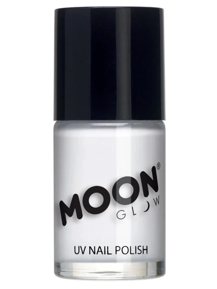 Moon Glow Intense Neon UV Nail Polish, White