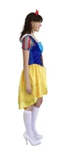 Womens Snow White Short Costume
