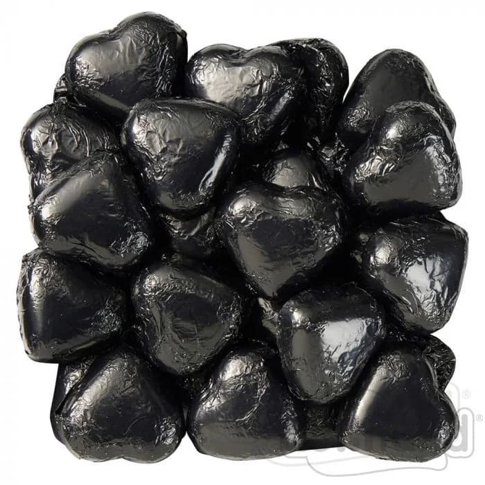 Black Chocolate Hearts (500g)