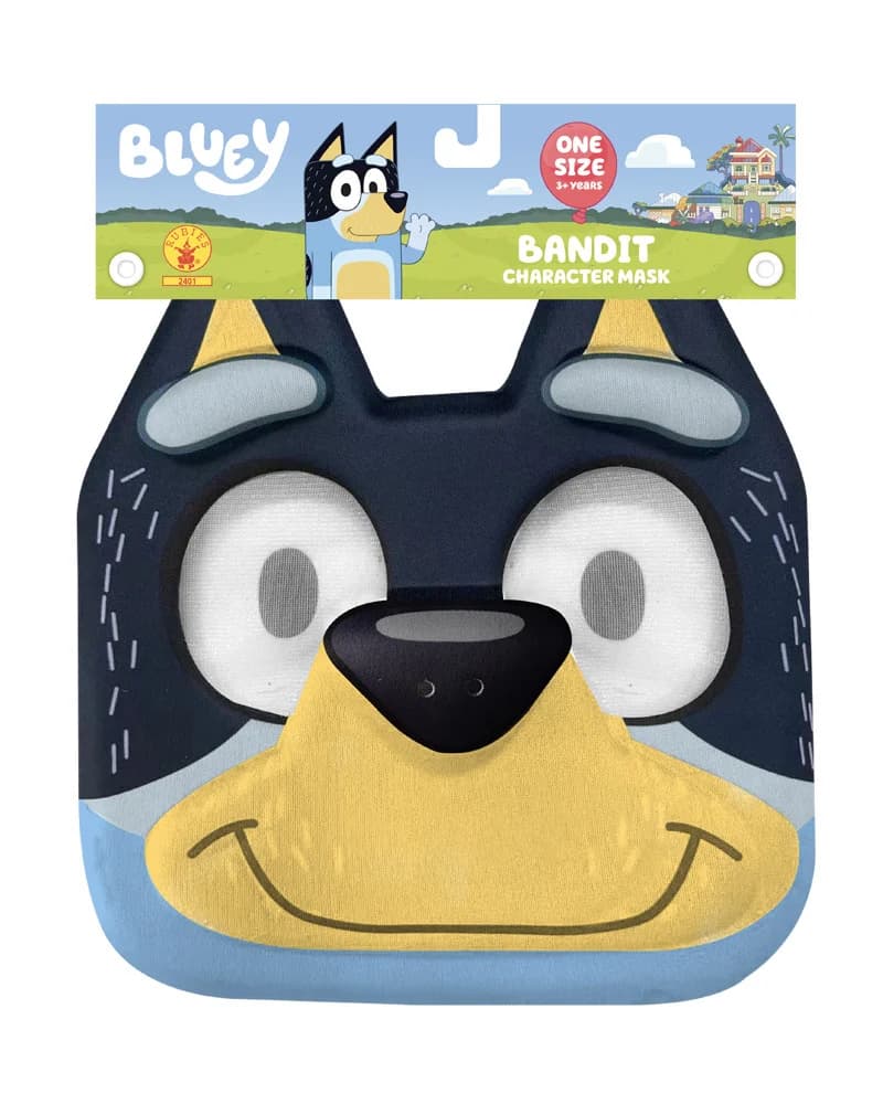 BLUEY Bandit Heeler Character Face Mask