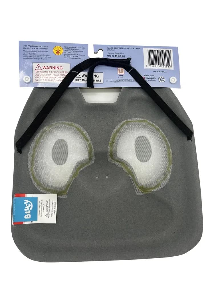 BLUEY Bandit Heeler Character Face Mask