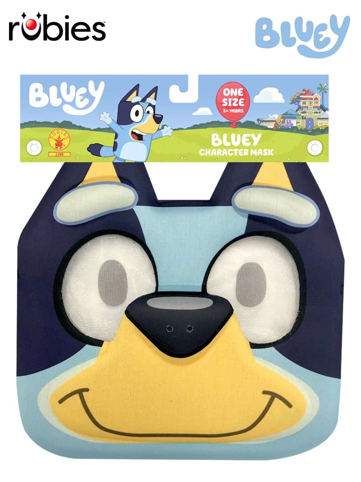 Bluey Heeler Character Face Mask