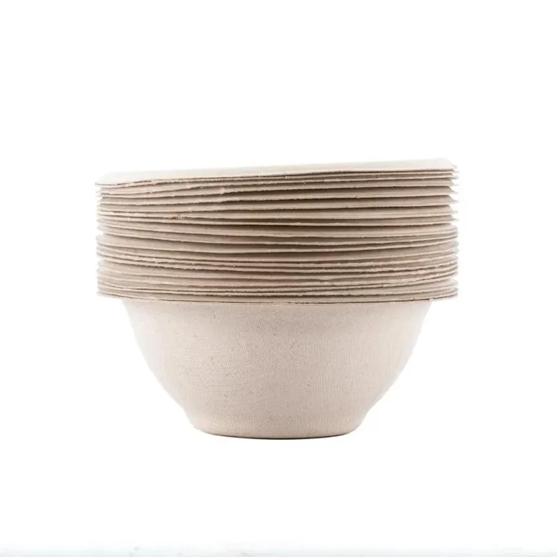 Eco-Friendly Wheat Straw Small Snack Bowls (220ml) - Pk 20