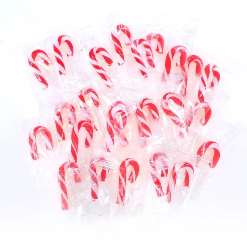 Mini Peppermint Candy Canes - Pk 24