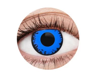 Evil Clown Blue Contact Lenses (1 Year)