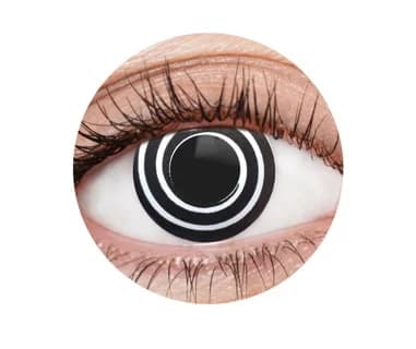 Black Spiral Contact Lenses (1 Year)