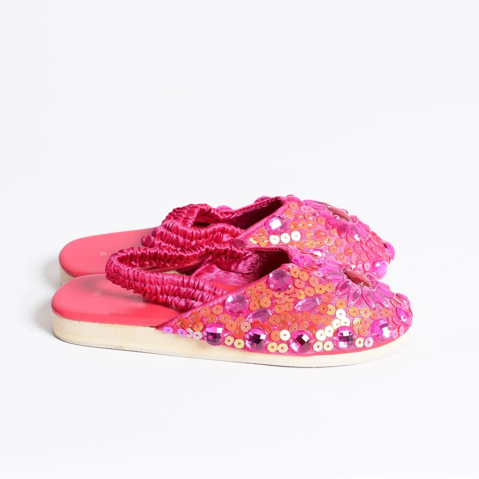 Kids Hot Pink Spellbound Slippers