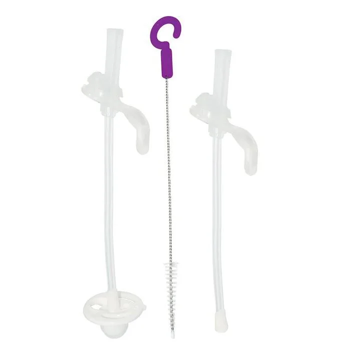 b.box Sippy Cup Replacement Straws & Cleaner Set