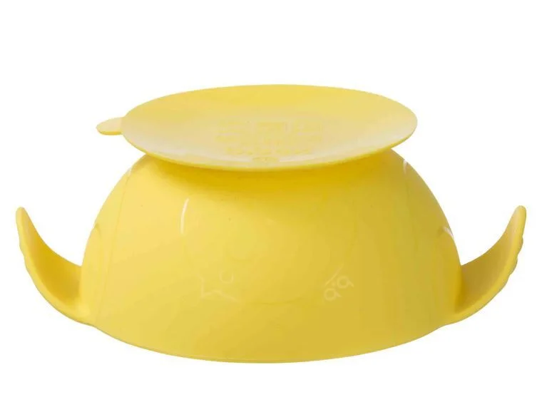 Lemon Sherbet Silicone First Feeding Set