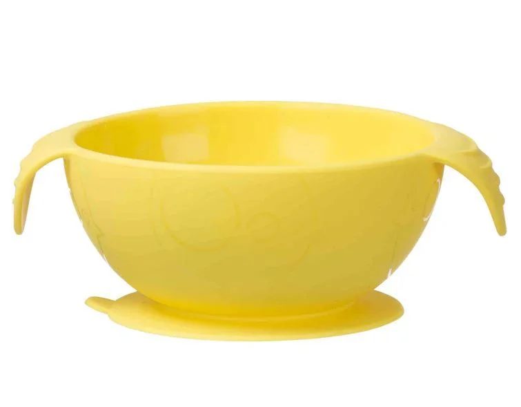 Lemon Sherbet Silicone First Feeding Set