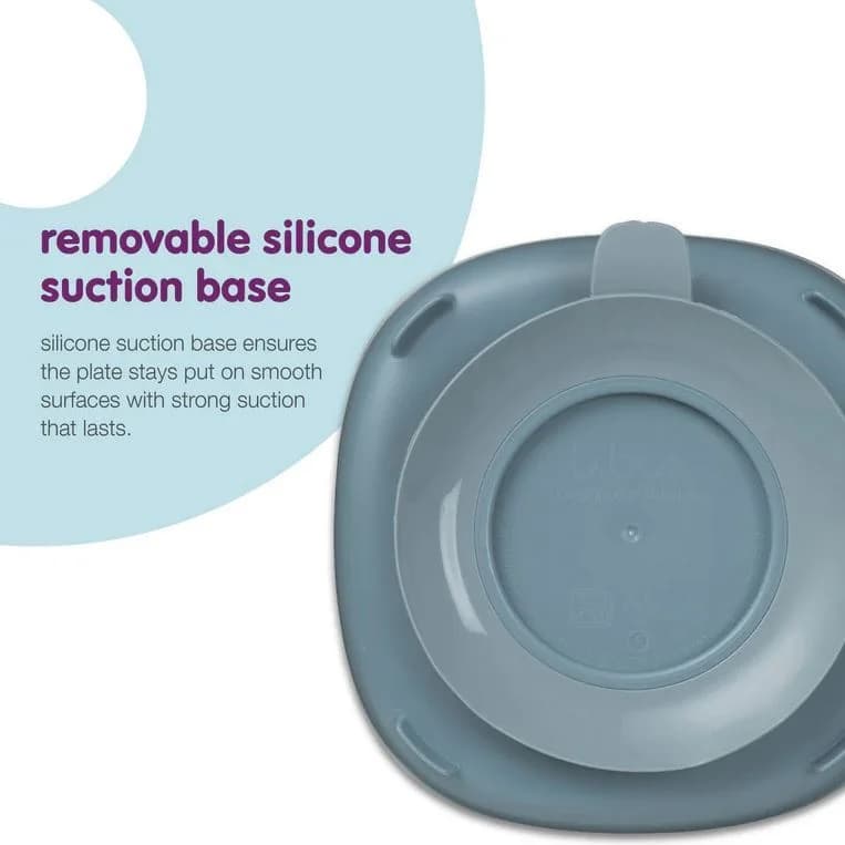 Ocean Blue 2-in-1 Suction Plate