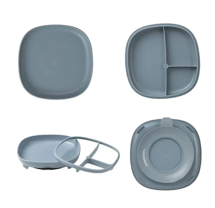 Ocean Blue 2-in-1 Suction Plate