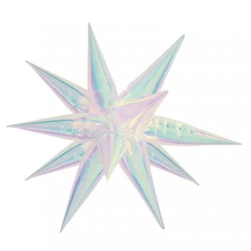 Iridescent Starburst Decrotex Foil AirShape (100cm)