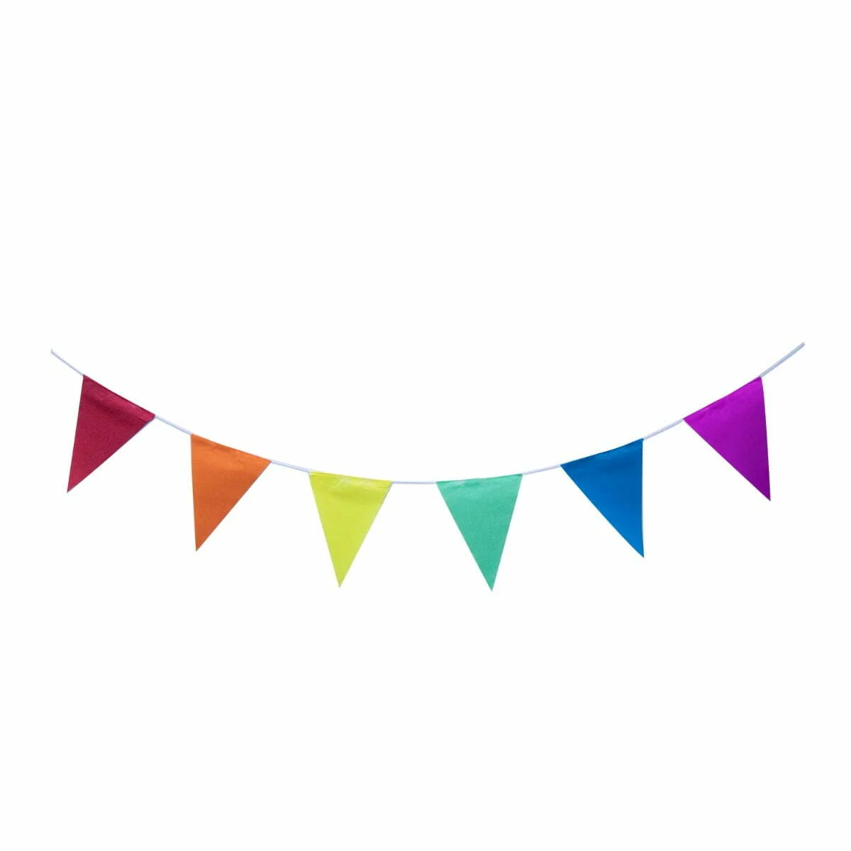 Rainbow Paper Pennant Bunting (10M)