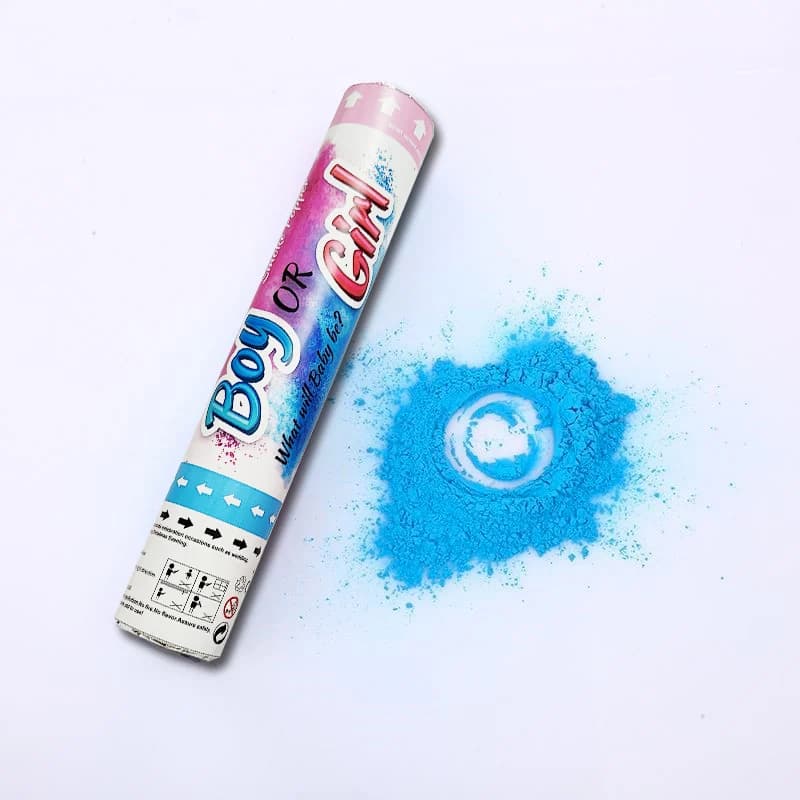 Blue Smoke Popper Gender Reveal (30cm)