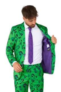 Adults The Riddler Suit Costume