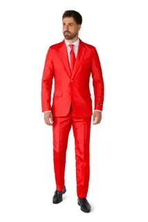 Adults Devil Red Suit Costume