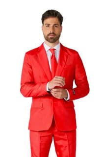 Adults Devil Red Suit Costume