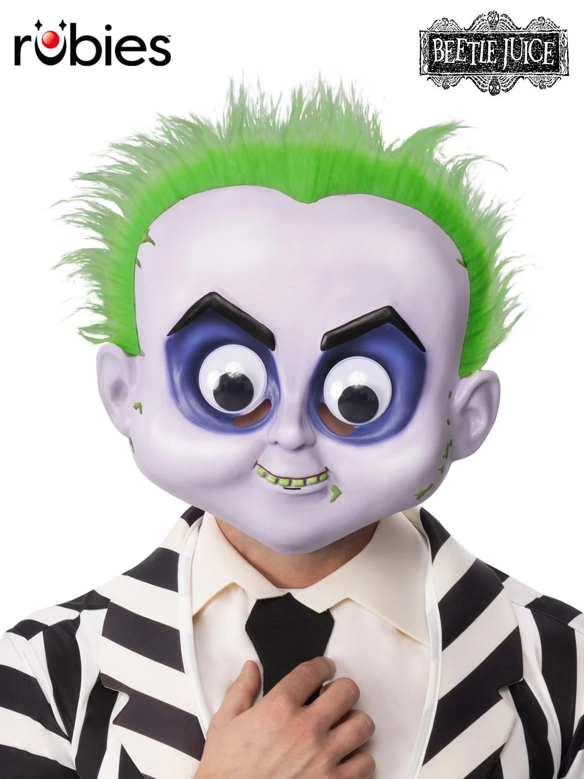 Beetlejuice Googly Eyes Mask