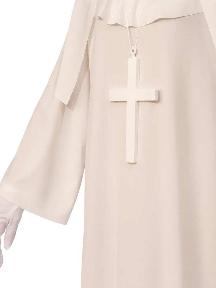 Womens Ghostly White Nun Costume