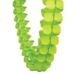 Lime Green Paper Honeycomb Garland (4M)