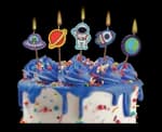 Space Novelty Candle Pack - Pk 5