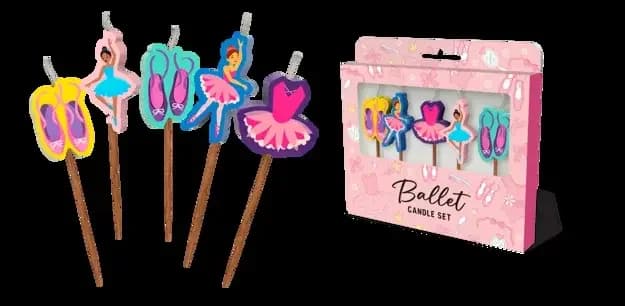 Ballet Novelty Candle Pack - Pk 5