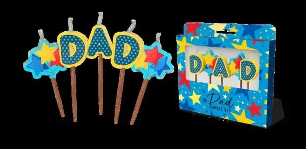 Dad Novelty Candle Pack - Pk 5