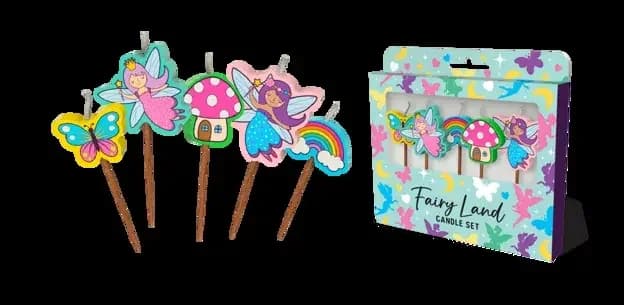 Fairy Land Novelty Candle Pack - Pk 5
