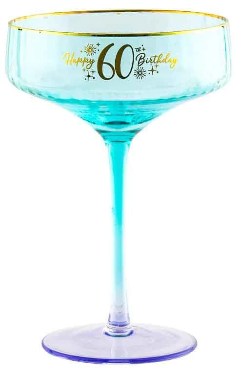 60th Fluted Coupe Glass