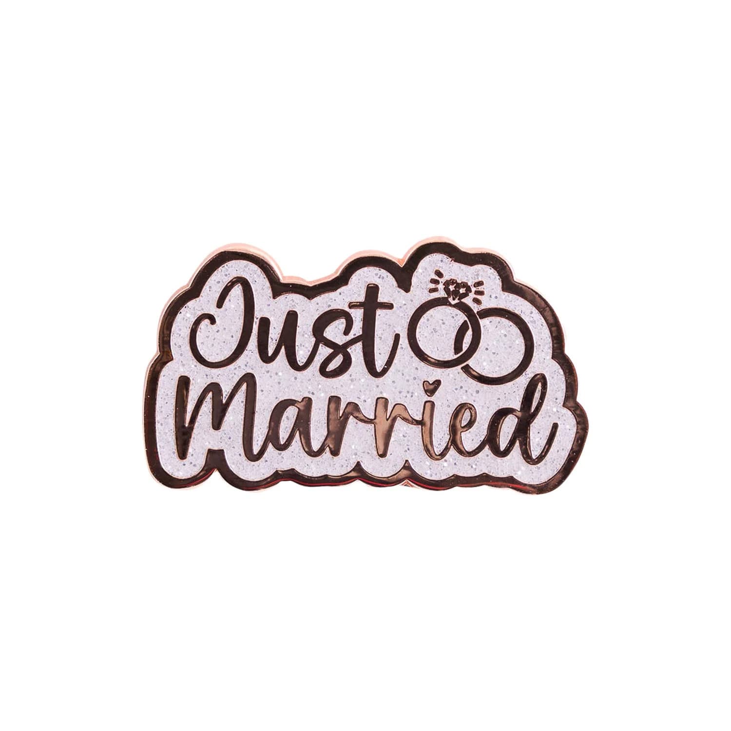 Wedding Just Married Keepsake Pin