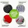 Polka Dot Folding Hand Fan (23cm, Asstd.)