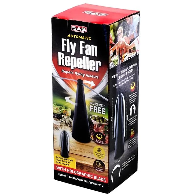 Fly & Insect Repellent Fan (9x8x24cm)