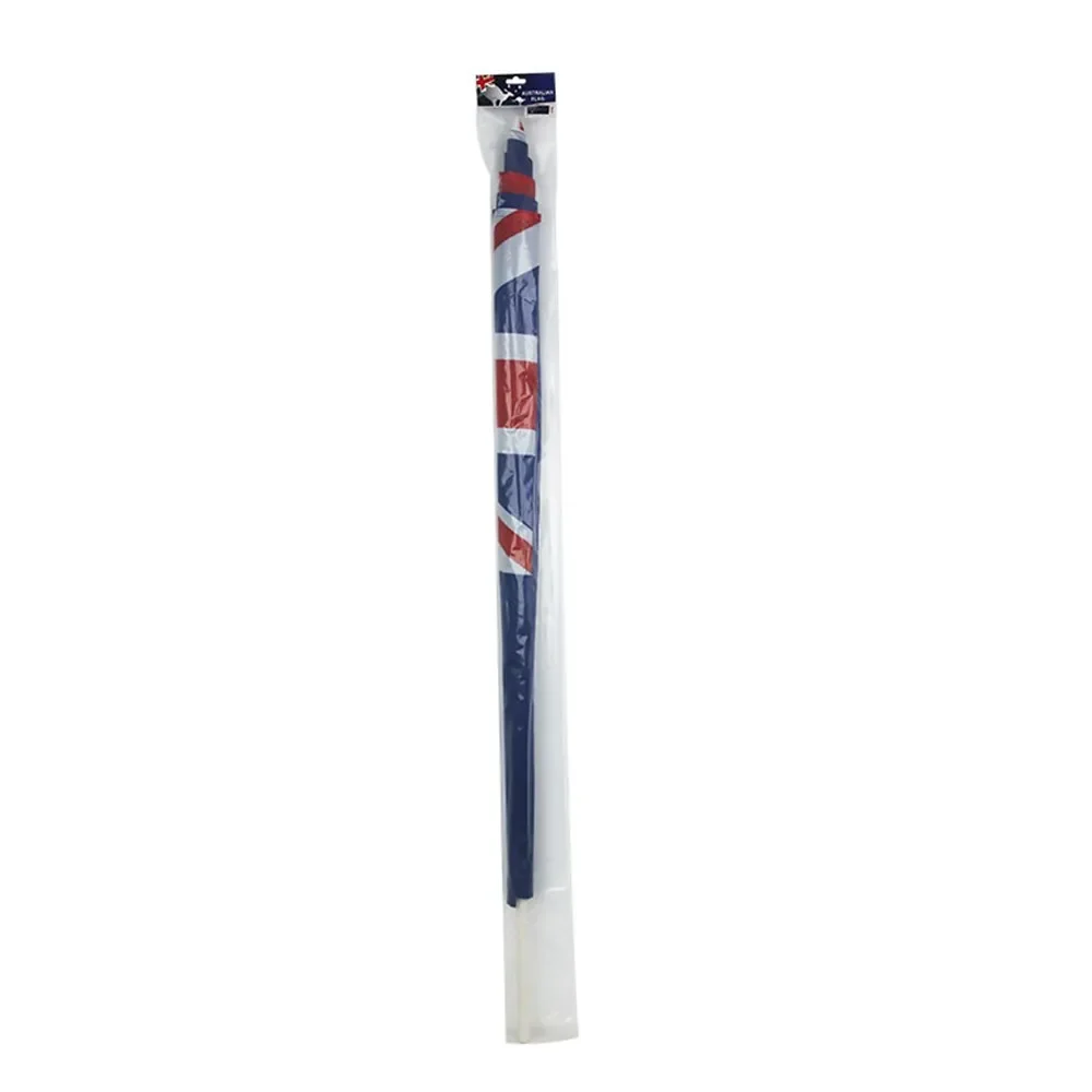 Australian Flag With Pole (90 x 150cm)