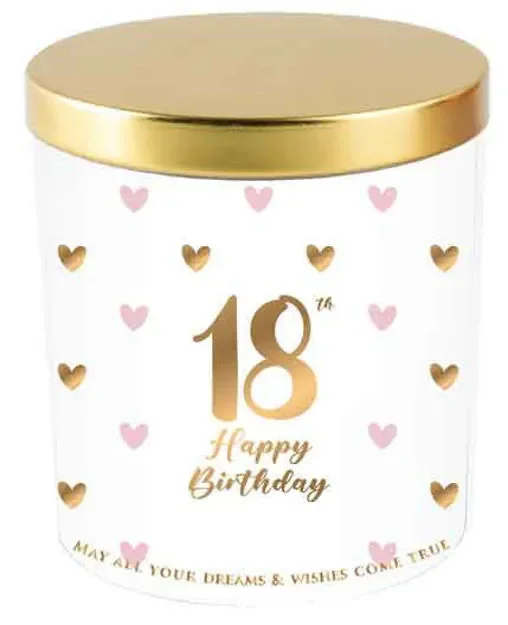 18th Sweet Heart Candle - Vanilla/Lavender (215g)