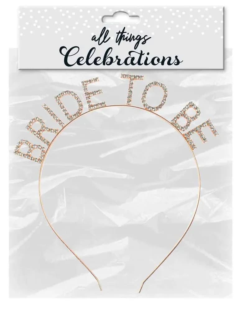 Bride-to-Be Rose Gold Headband