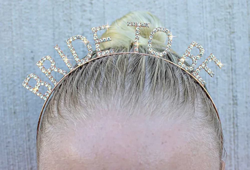 Bride-to-Be Rose Gold Headband