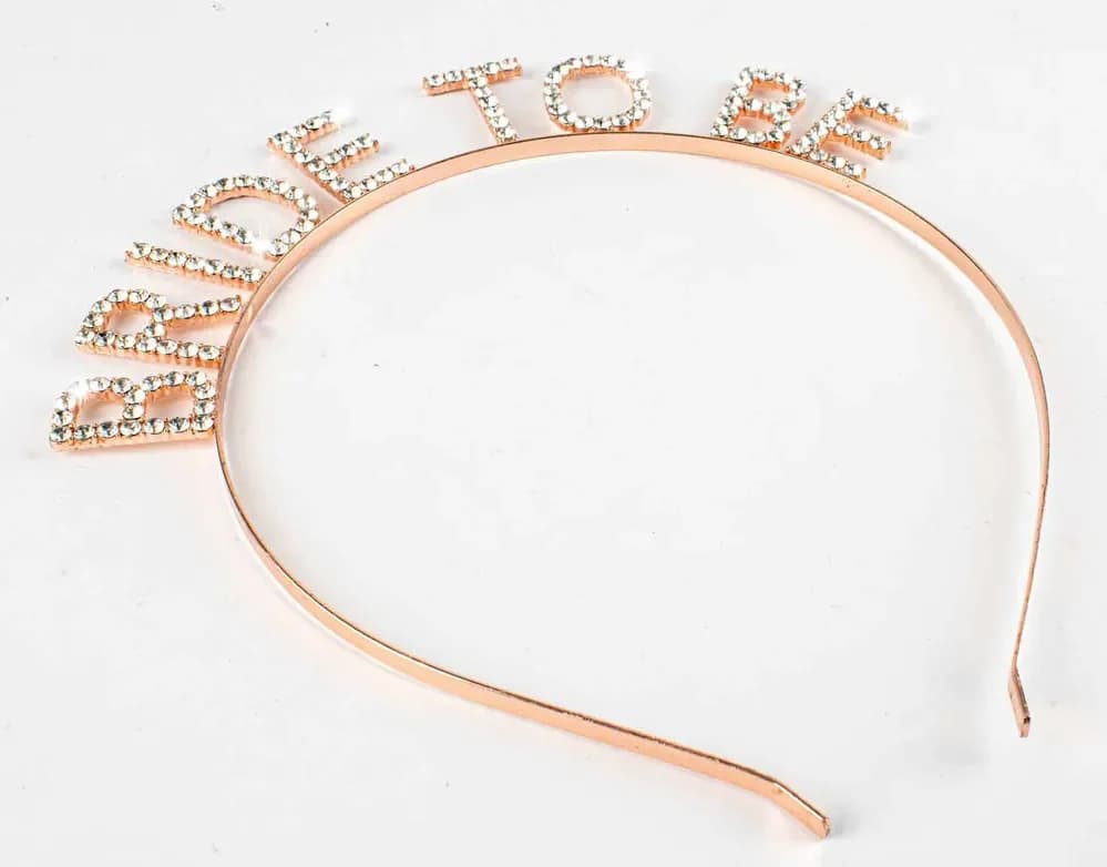 Bride-to-Be Rose Gold Headband