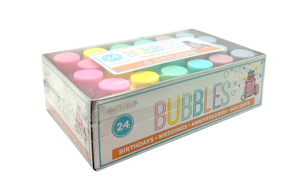 Pastel Party Bubbles - Pk 24