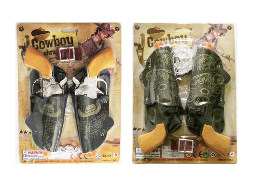 Cowboy Guns Toy Set - Pk 2