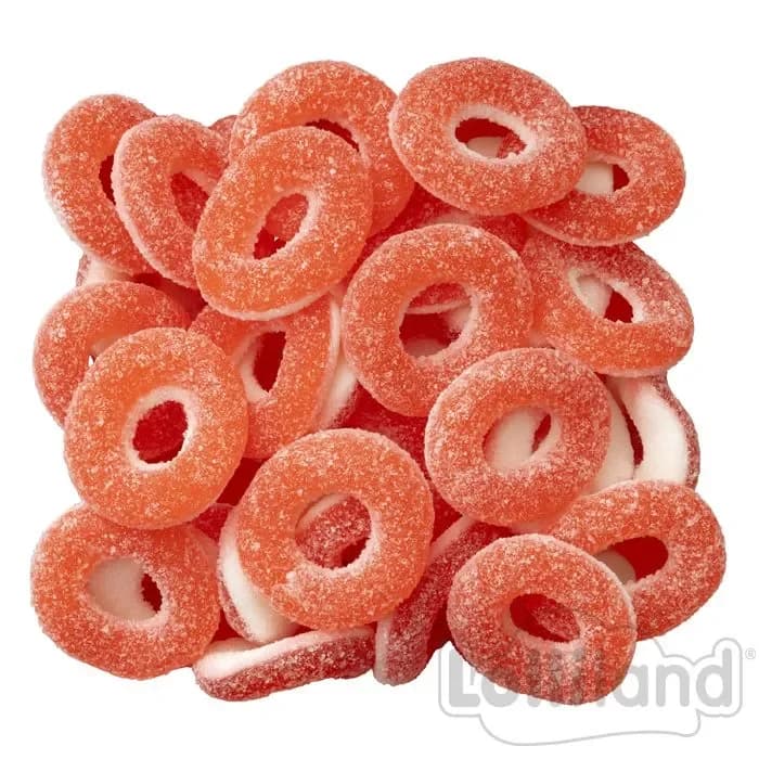 Strawberry Gummy Rings (1kg)