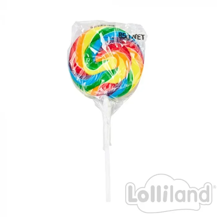 Rainbow Mega Swirl Lollipop (85g)