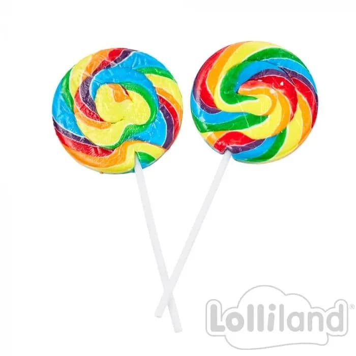 Rainbow Mega Swirl Lollipop (85g)
