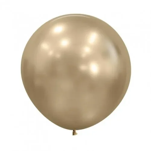 Silk Gold Dust Balloons (60 cm) - Pk 3