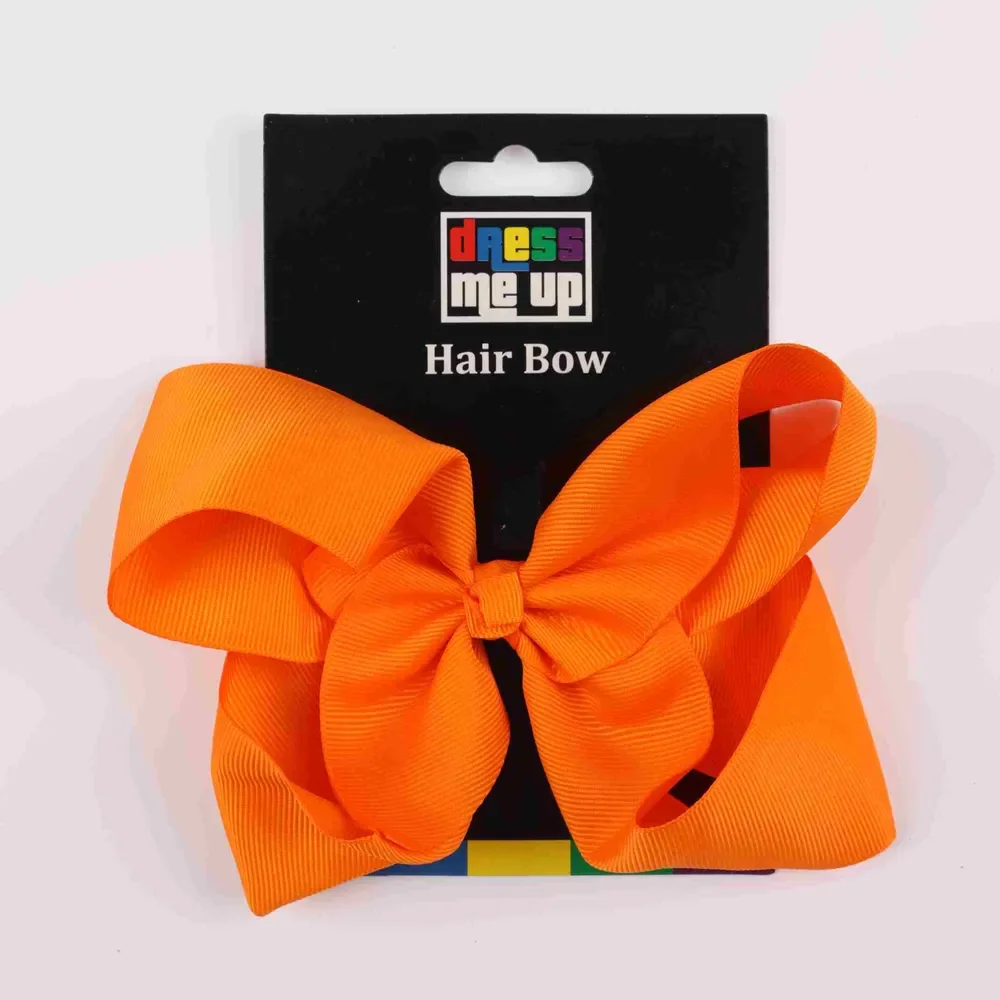 Orange Hair Bow (15 cm)