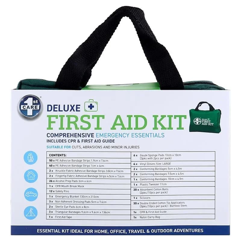 Deluxe First Aid Kit (210 pcs)